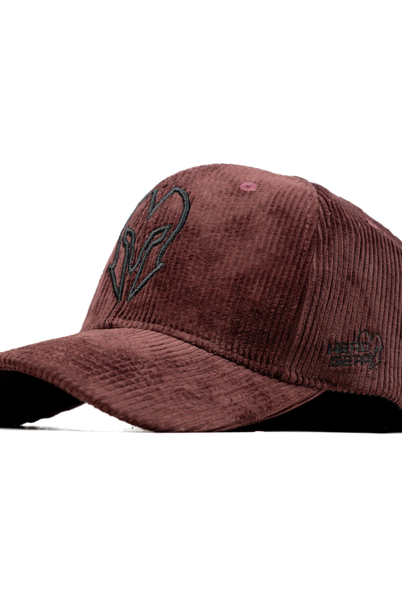 HEAD GEAR CHOCOLATE AND BLACK CONTRAST CORD CAP