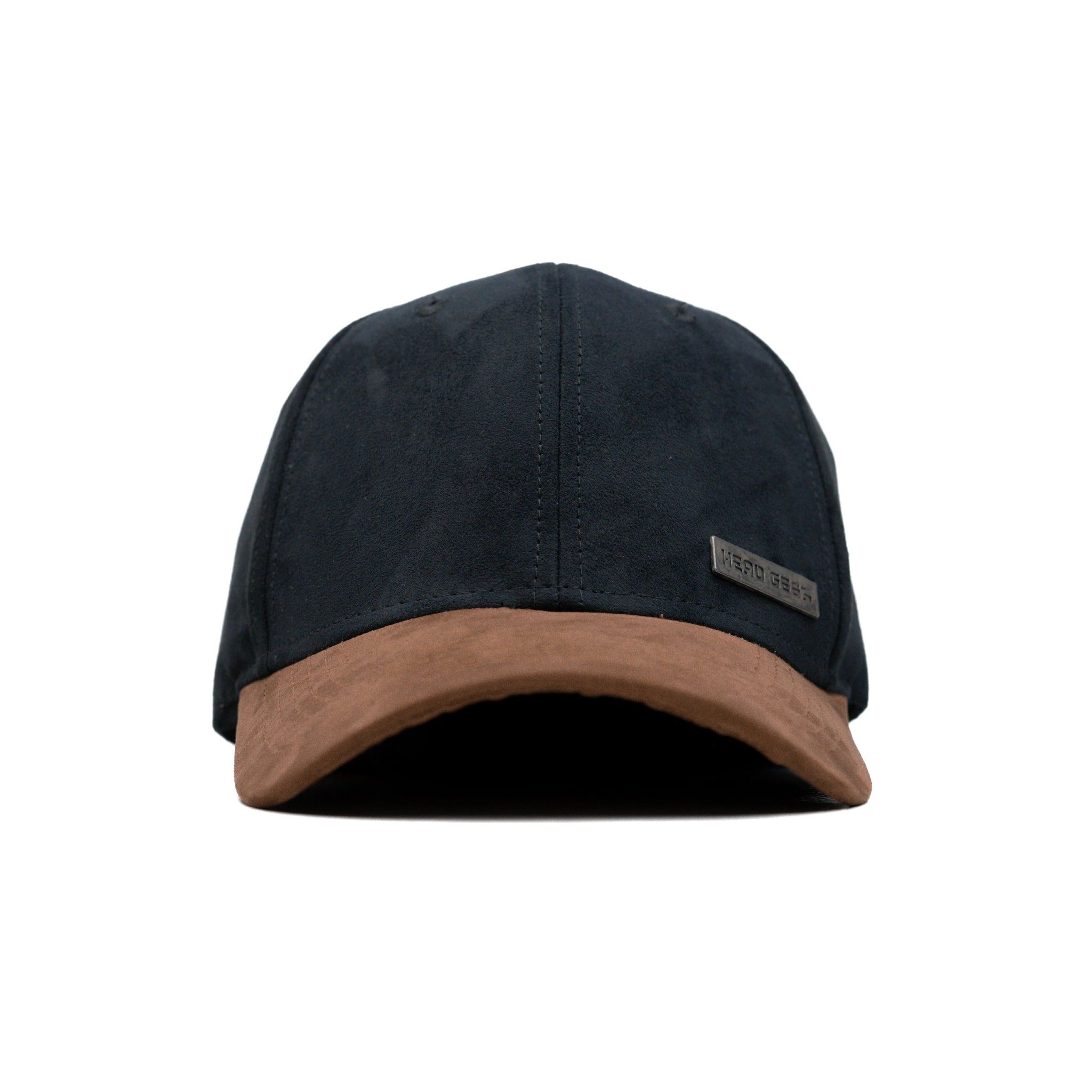 HEAD GEAR BLACK BROWN DUAL TONE RUSTIC METAL CAP