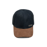 HEAD GEAR BLACK BROWN DUAL TONE RUSTIC METAL CAP
