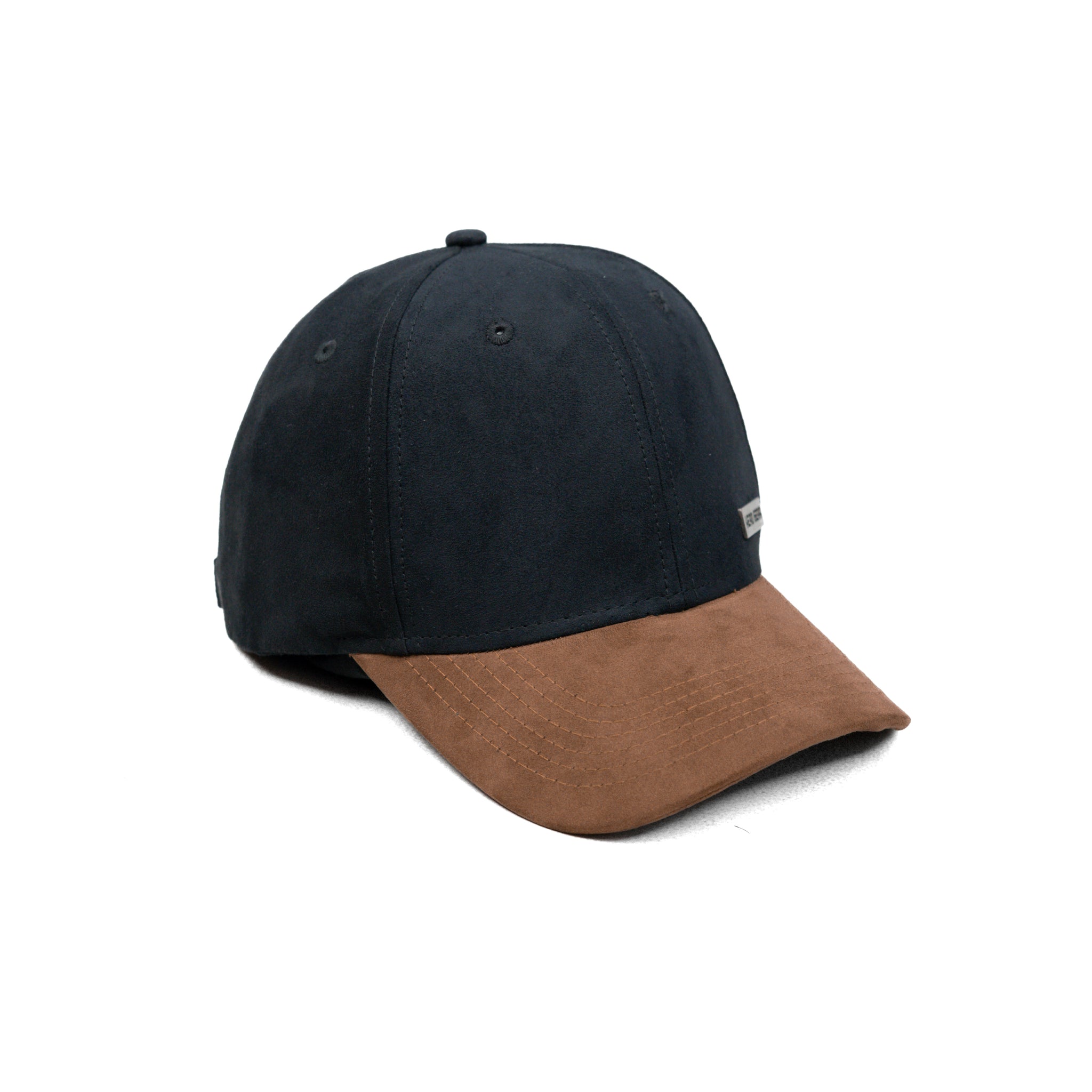HEAD GEAR BLACK BROWN DUAL TONE RUSTIC METAL CAP