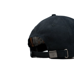 HEAD GEAR BLACK BROWN DUAL TONE RUSTIC METAL CAP