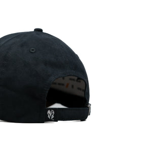 HEAD GEAR BLACK BROWN DUAL TONE RUSTIC METAL CAP