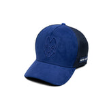 HEAD GEAR BLUE SUPER SUEDE TRUCKER CAP