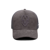 HEAD GEAR GREY SUPER SUEDE TRUCKER CAP