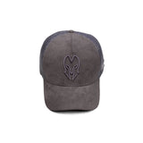 HEAD GEAR GREY SUPER SUEDE TRUCKER CAP