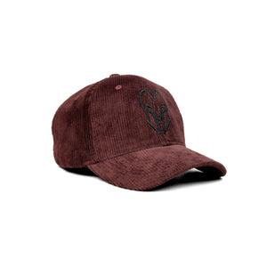 HEAD GEAR CHOCOLATE AND BLACK CONTRAST CORD CAP