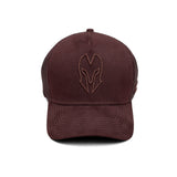HEAD GEAR DARK CHOCOLATE SUPER SUEDE TRUCKER CAP