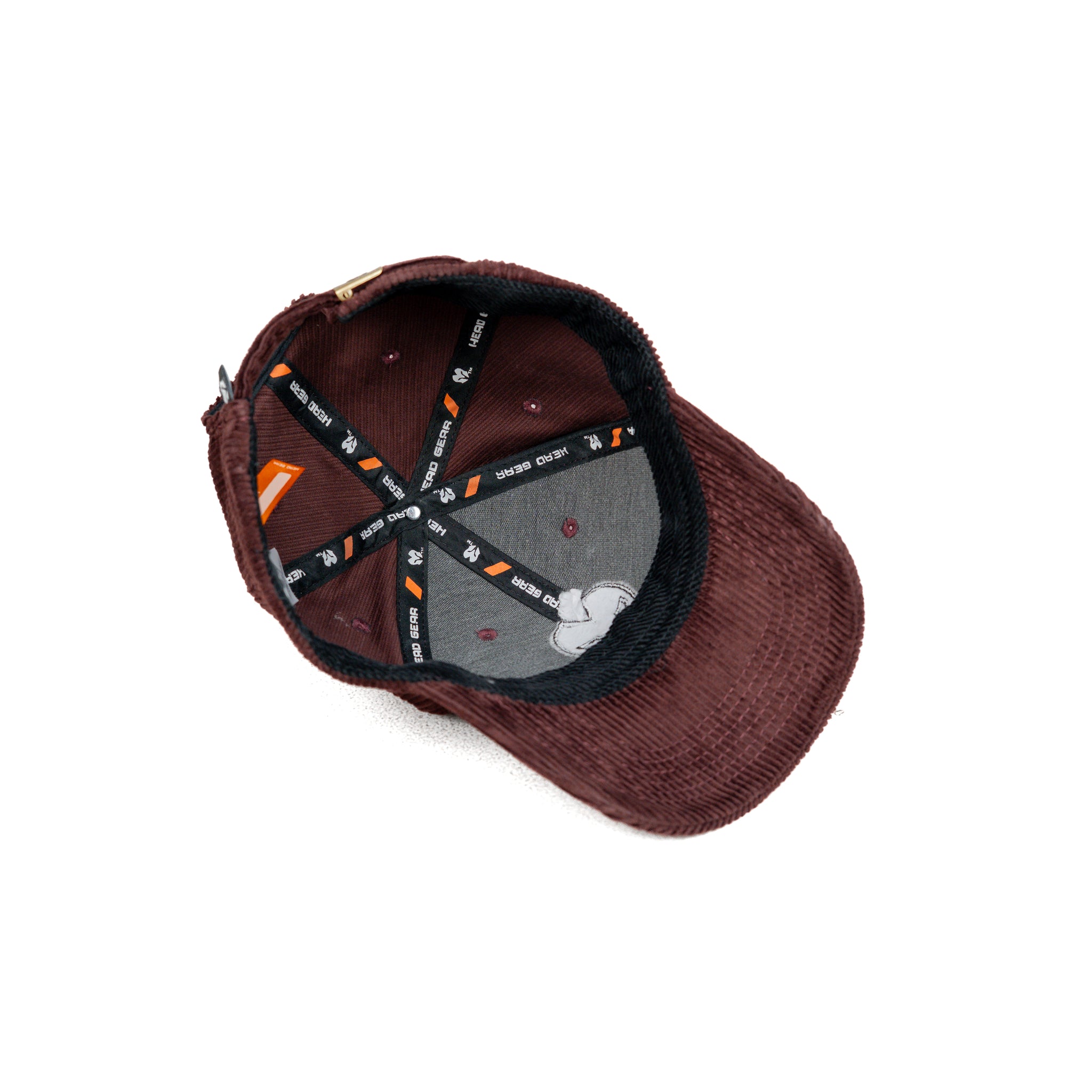 HEAD GEAR CHOCOLATE AND BLACK CONTRAST CORD CAP