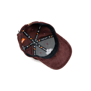 HEAD GEAR CHOCOLATE AND BLACK CONTRAST CORD CAP