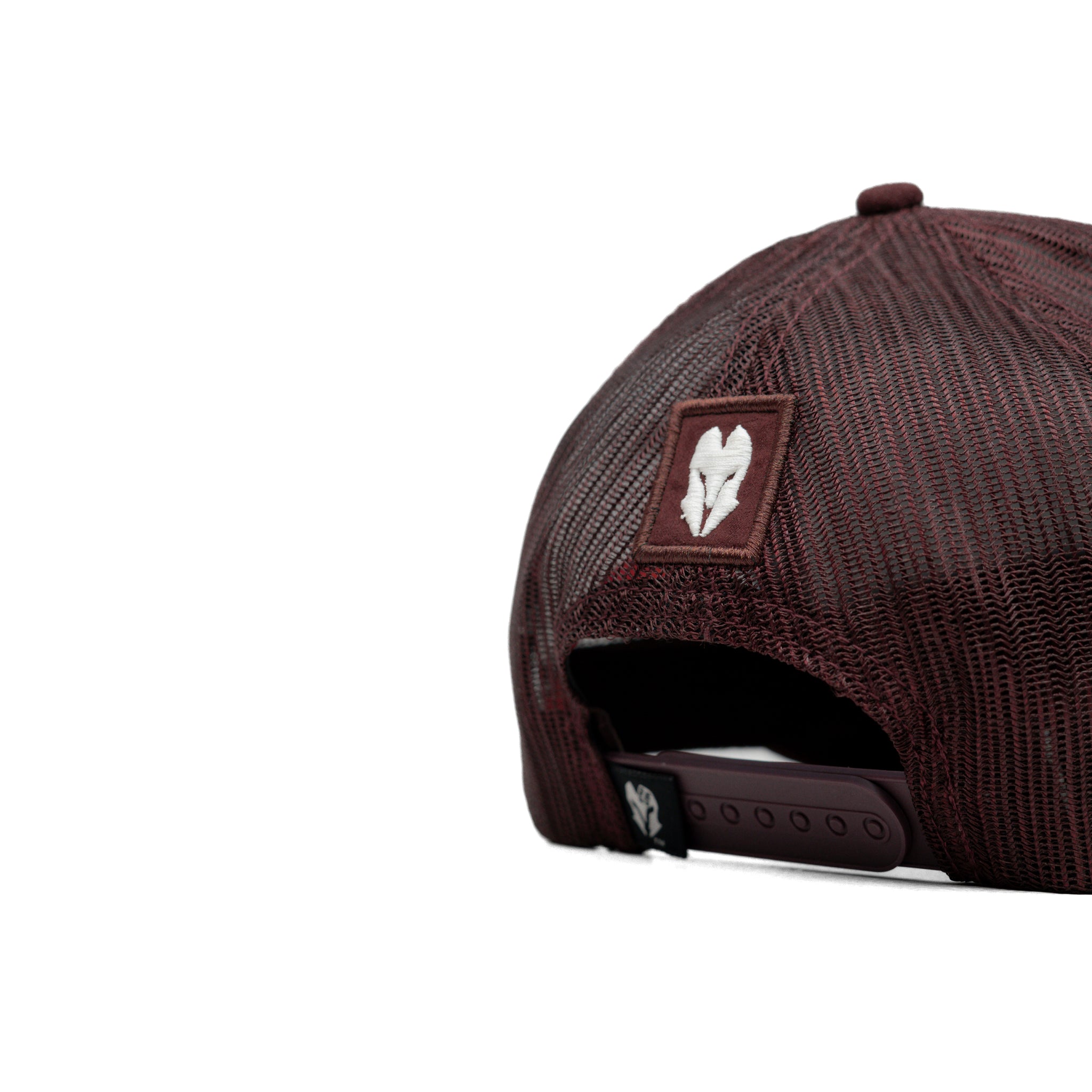 HEAD GEAR DARK CHOCOLATE SUPER SUEDE TRUCKER CAP