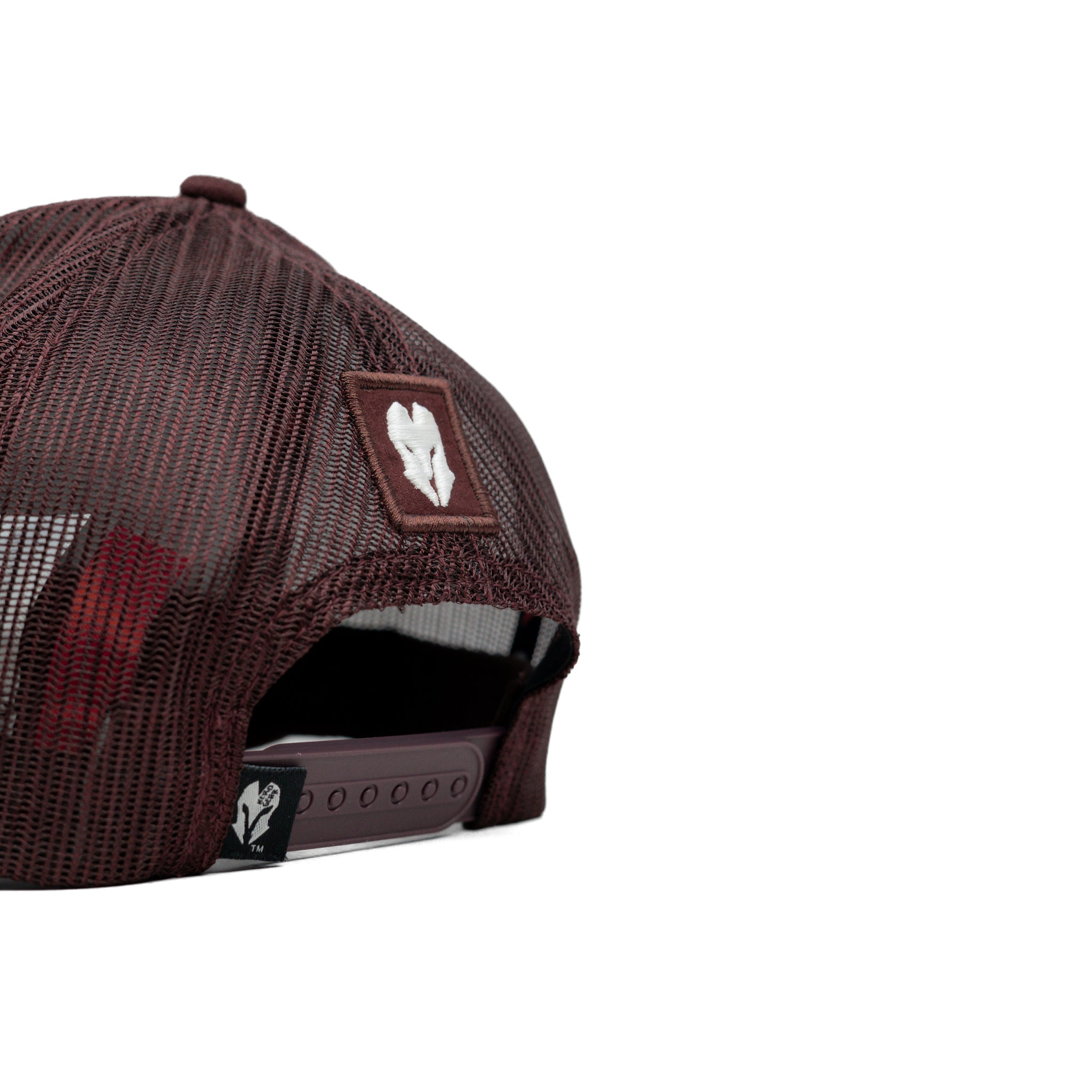 HEAD GEAR DARK CHOCOLATE SUPER SUEDE TRUCKER CAP