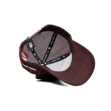 HEAD GEAR DARK CHOCOLATE SUPER SUEDE TRUCKER CAP