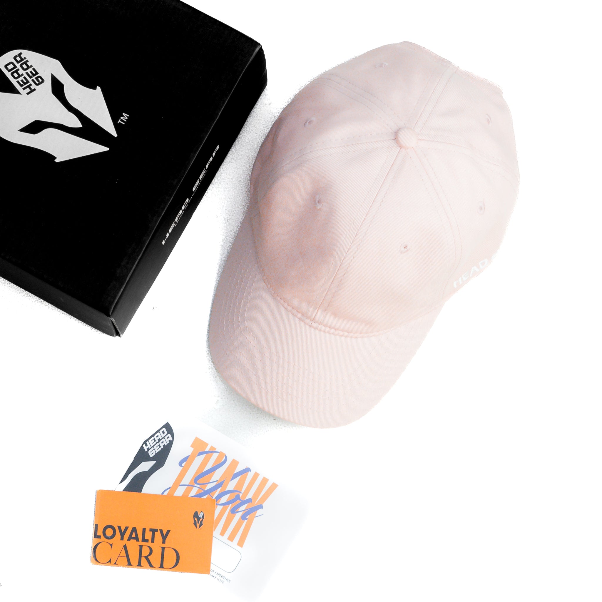 HEAD GEAR BASIC BABY PINK CAP