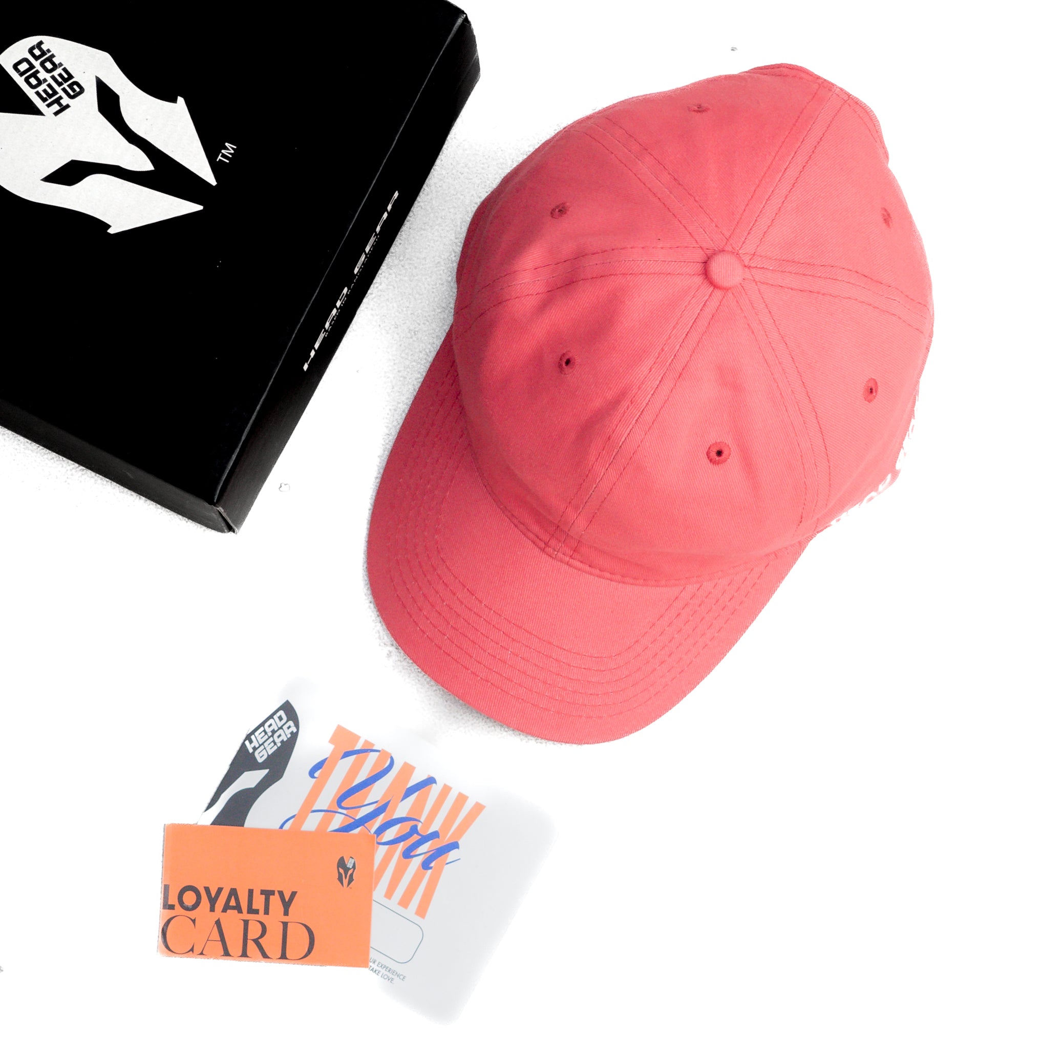 HEAD GEAR BASIC SALMON PINK CAP