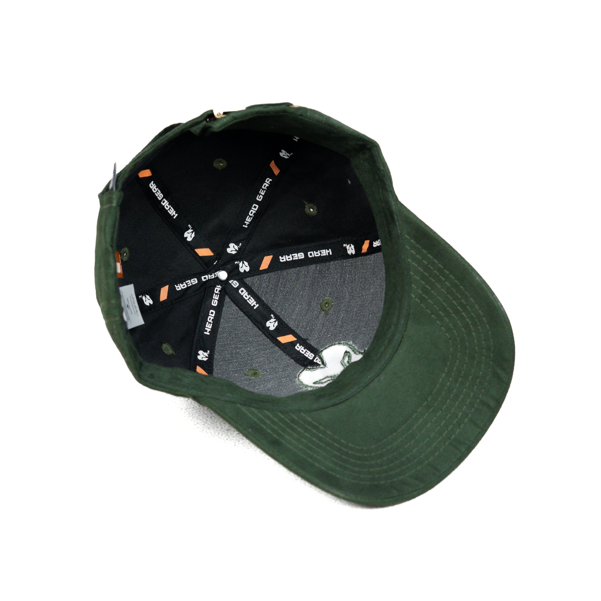 HEAD GEAR HUNTER GREEN SUPER SUEDE CAP