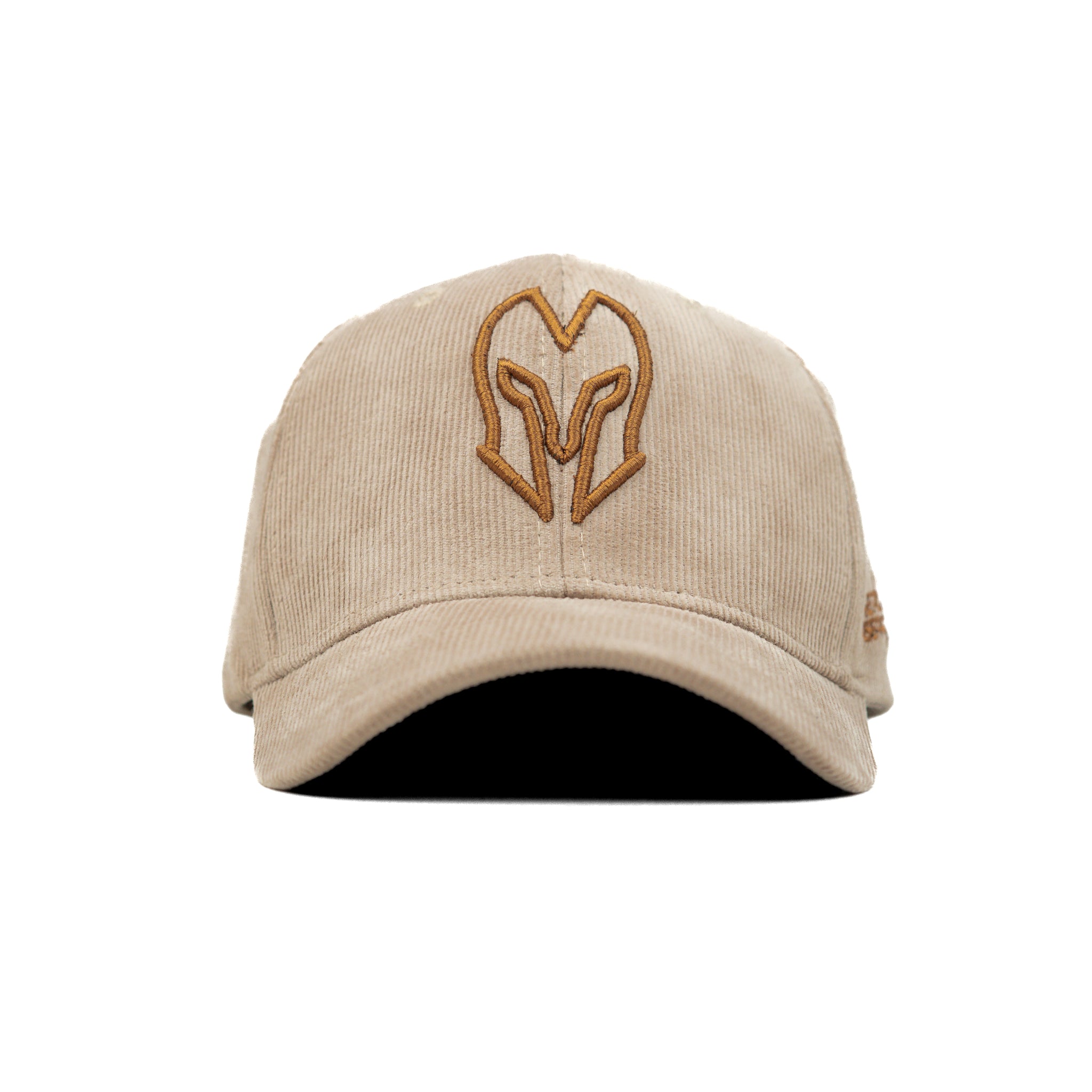 HEAD GEAR BEIGE AND BROWN CONTRAST CORD CAP
