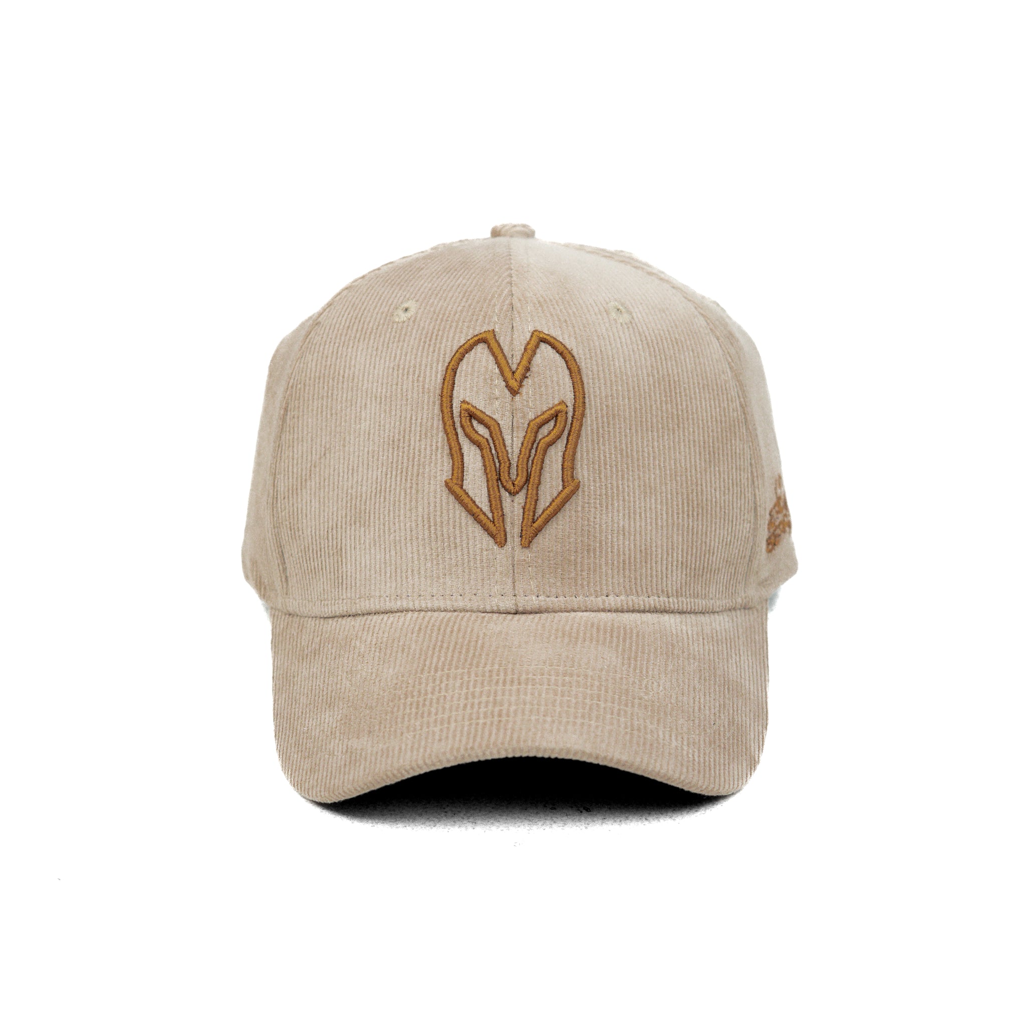 HEAD GEAR BEIGE AND BROWN CONTRAST CORD CAP