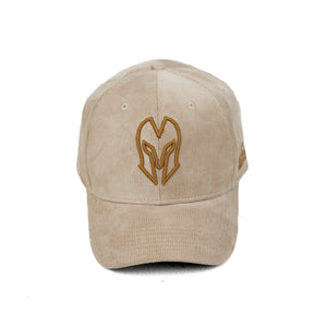 HEAD GEAR BEIGE AND BROWN CONTRAST CORD CAP