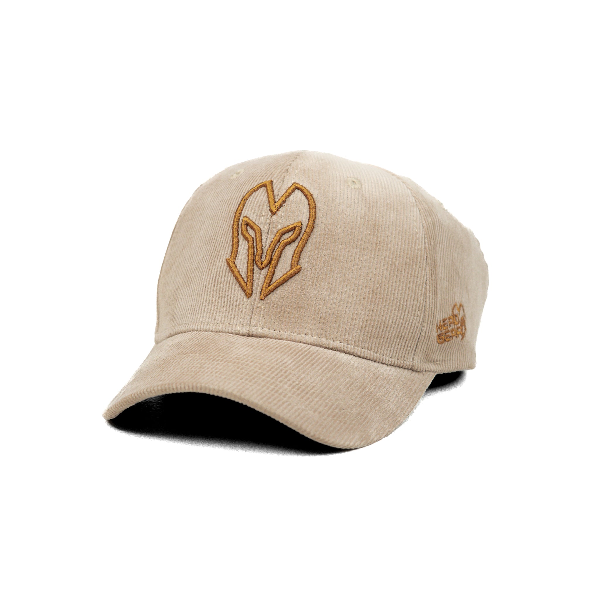 HEAD GEAR BEIGE AND BROWN CONTRAST CORD CAP