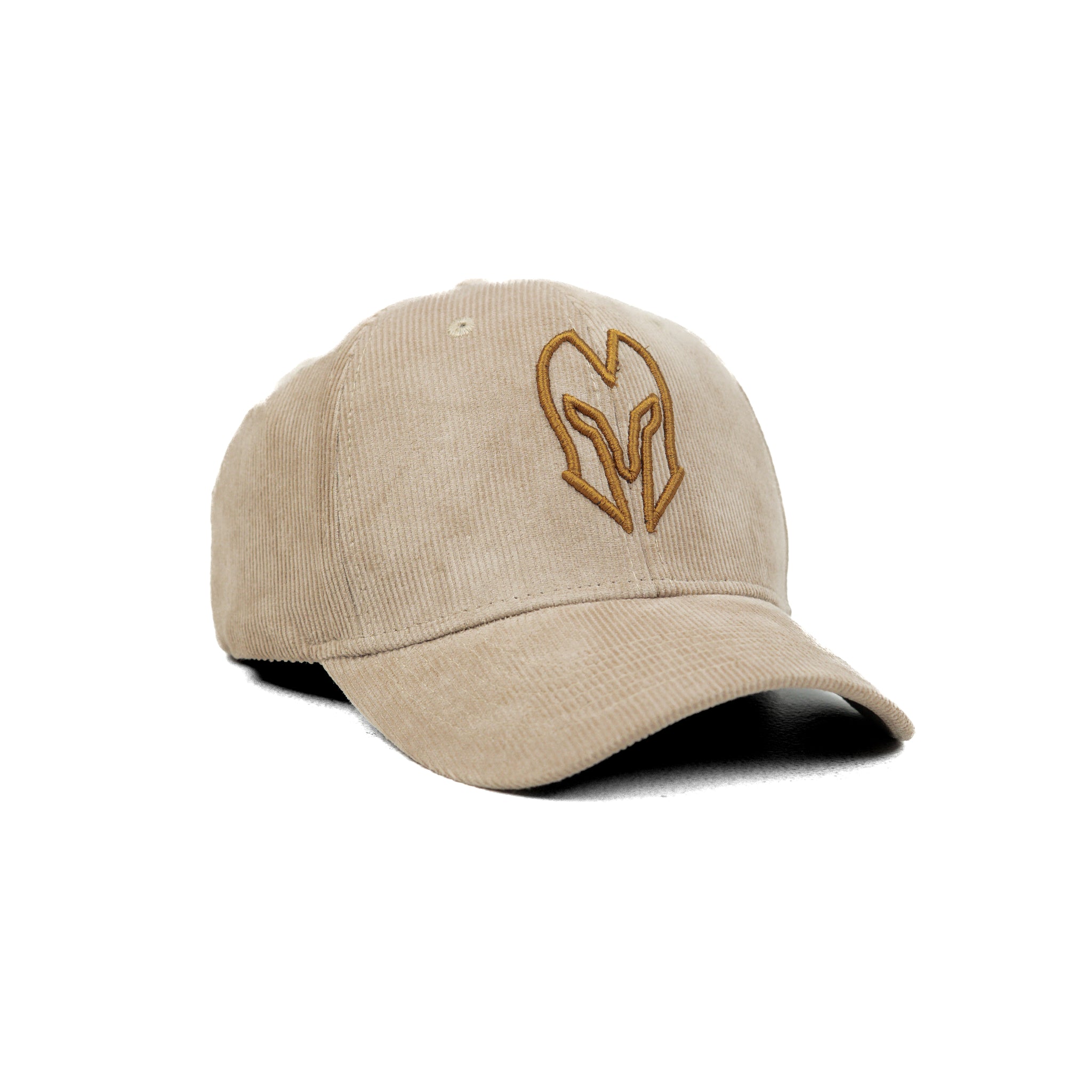 HEAD GEAR BEIGE AND BROWN CONTRAST CORD CAP