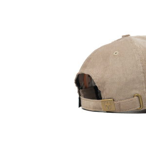 HEAD GEAR BEIGE AND BROWN CONTRAST CORD CAP