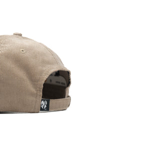 HEAD GEAR BEIGE AND BROWN CONTRAST CORD CAP