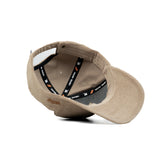 HEAD GEAR BEIGE AND BROWN CONTRAST CORD CAP