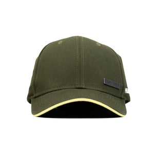 HEAD GEAR OLIVE RUSTIC METAL PATCH SANDWICH CAP
