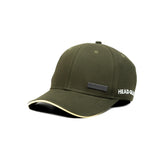 HEAD GEAR OLIVE RUSTIC METAL PATCH SANDWICH CAP