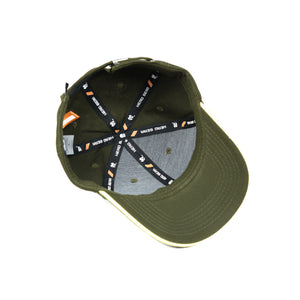 HEAD GEAR OLIVE RUSTIC METAL PATCH SANDWICH CAP