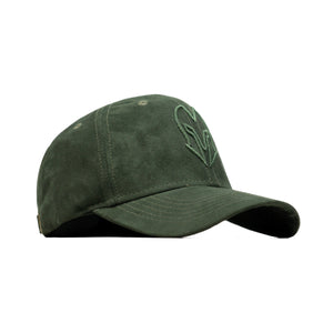 HEAD GEAR HUNTER GREEN SUPER SUEDE CAP