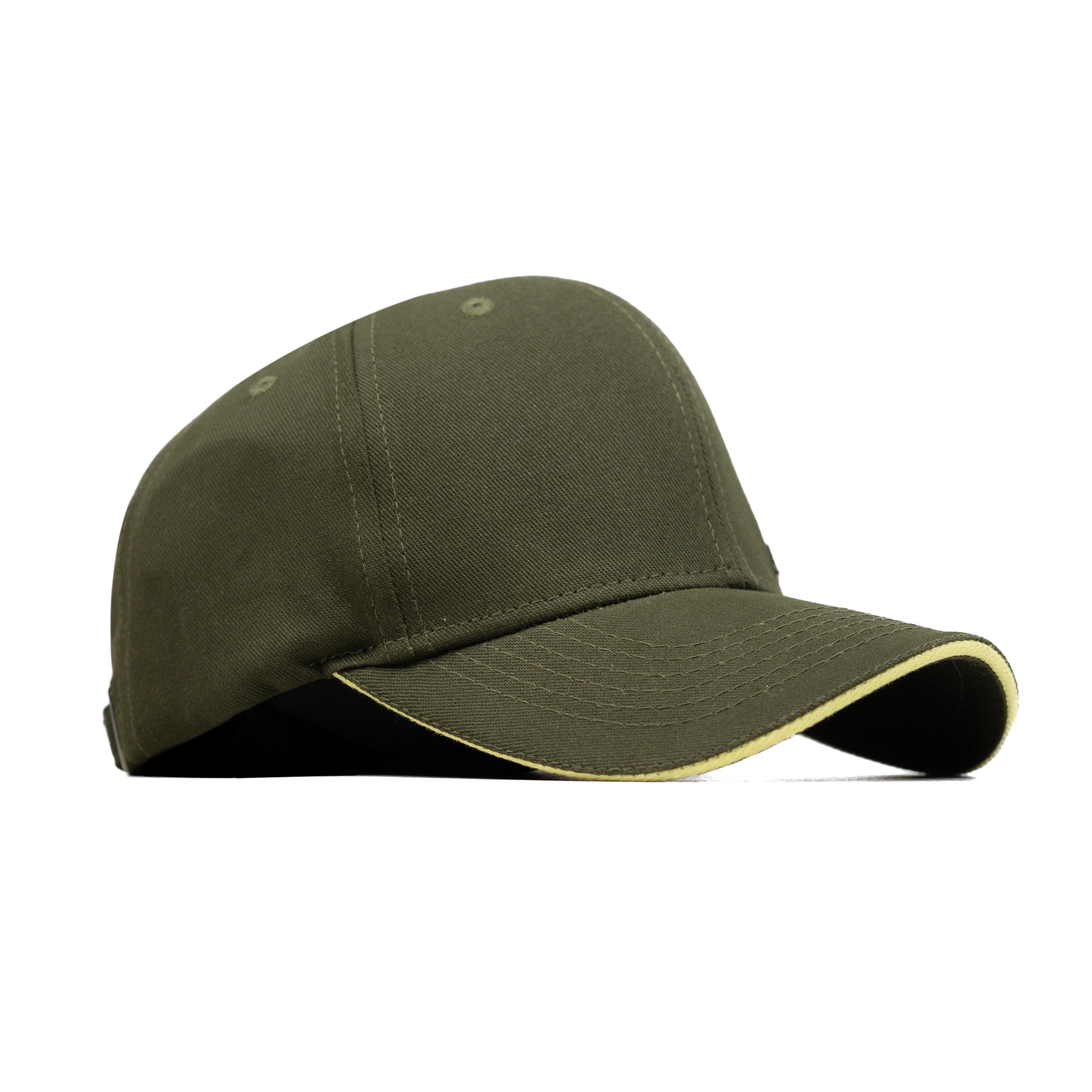 HEAD GEAR OLIVE RUSTIC METAL PATCH SANDWICH CAP