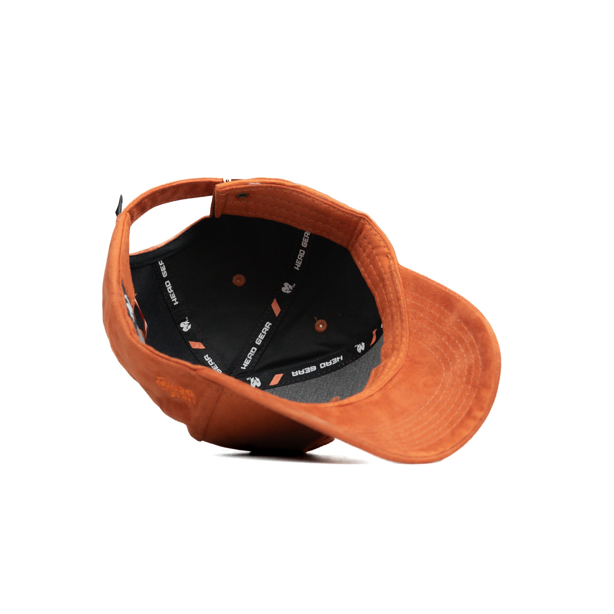 HEAD GEAR ORANGE SUPER SUEDE CAP