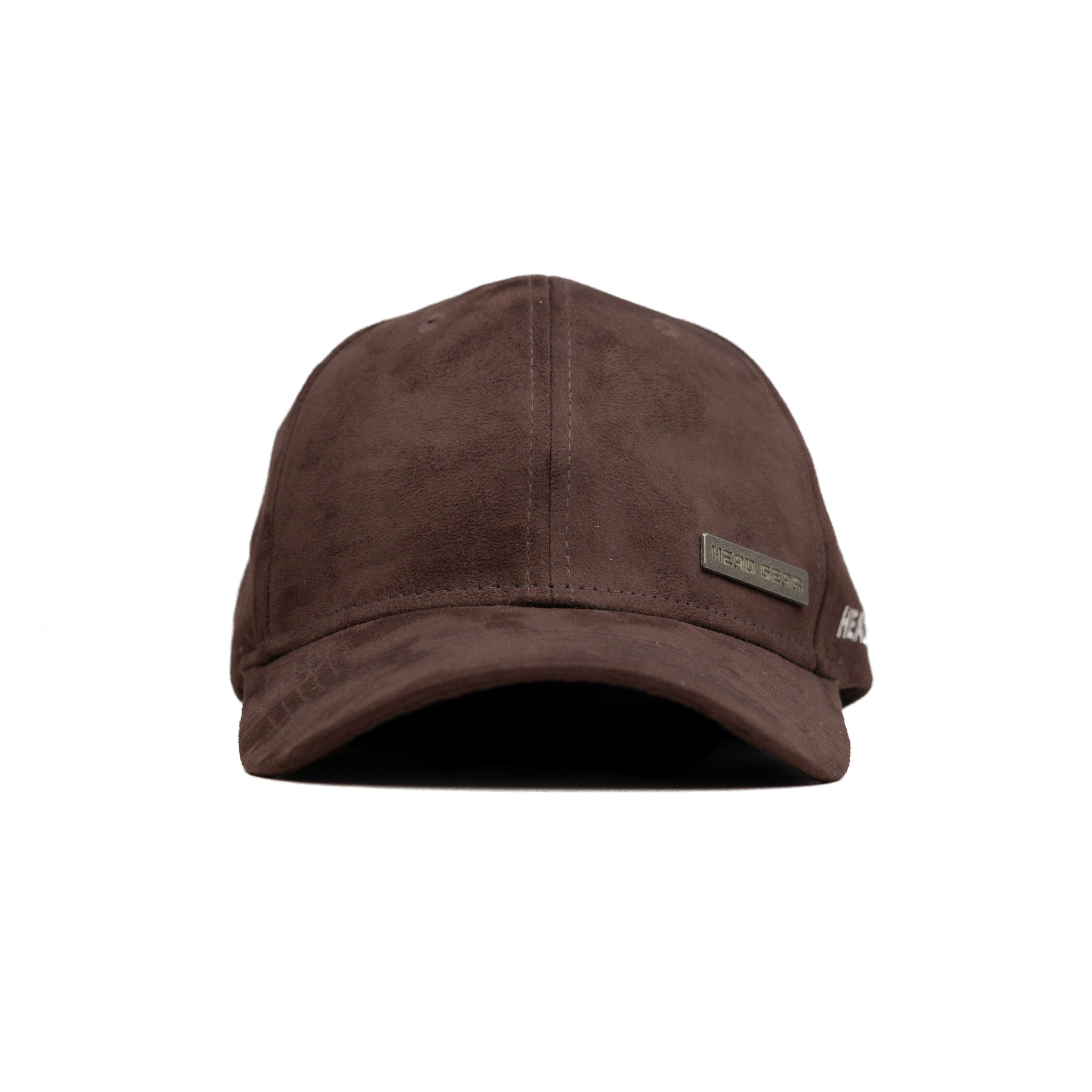 HEAD GEAR CHOCOLATE STRUCTURED RUSTIC METAL PATCH CAP