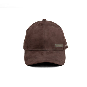 HEAD GEAR CHOCOLATE STRUCTURED RUSTIC METAL PATCH CAP