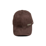 HEAD GEAR CHOCOLATE STRUCTURED RUSTIC METAL PATCH CAP