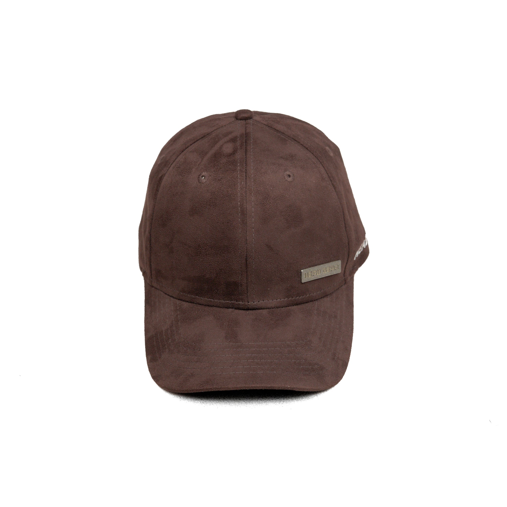 HEAD GEAR CHOCOLATE STRUCTURED RUSTIC METAL PATCH CAP