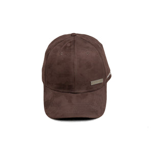HEAD GEAR CHOCOLATE STRUCTURED RUSTIC METAL PATCH CAP