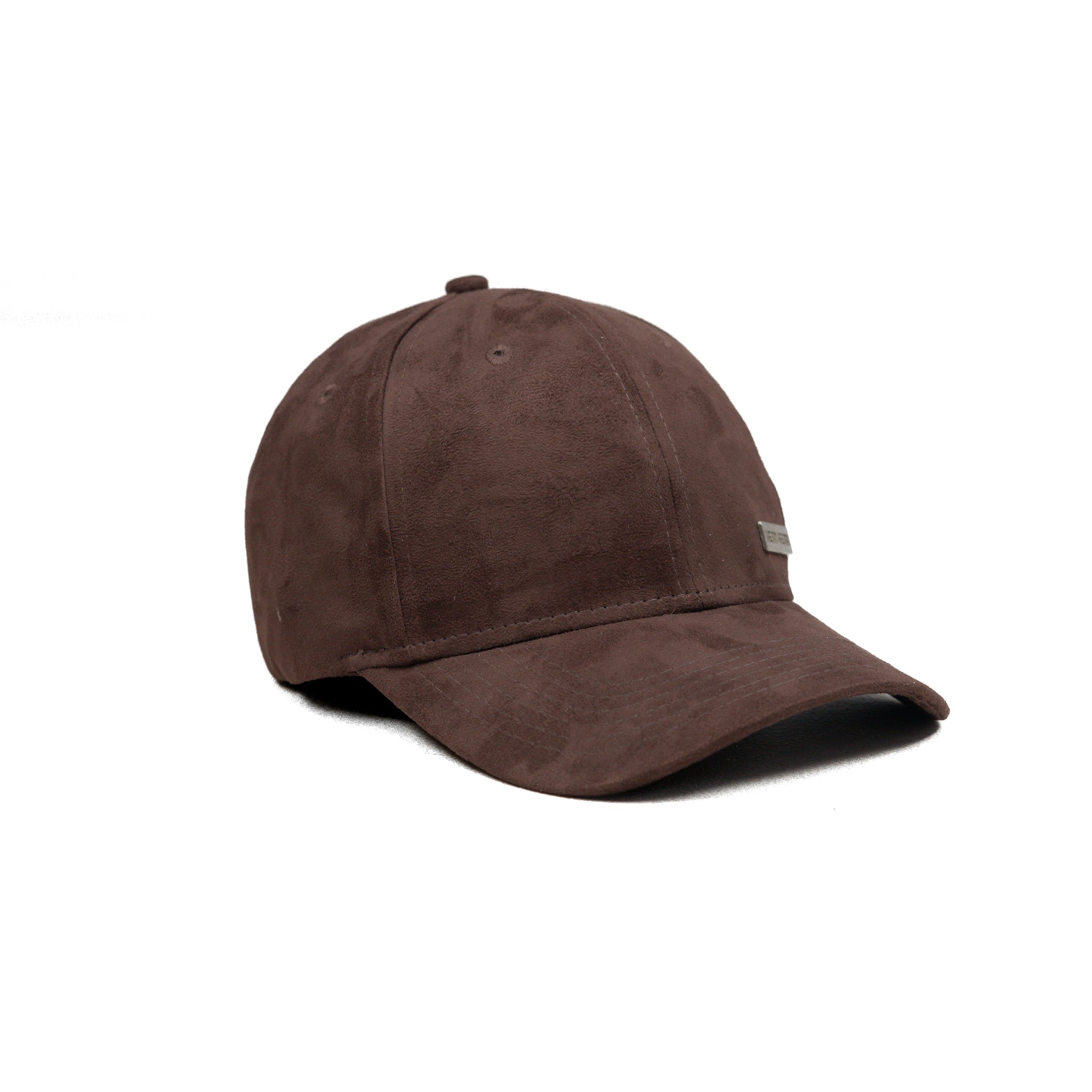 HEAD GEAR CHOCOLATE STRUCTURED RUSTIC METAL PATCH CAP