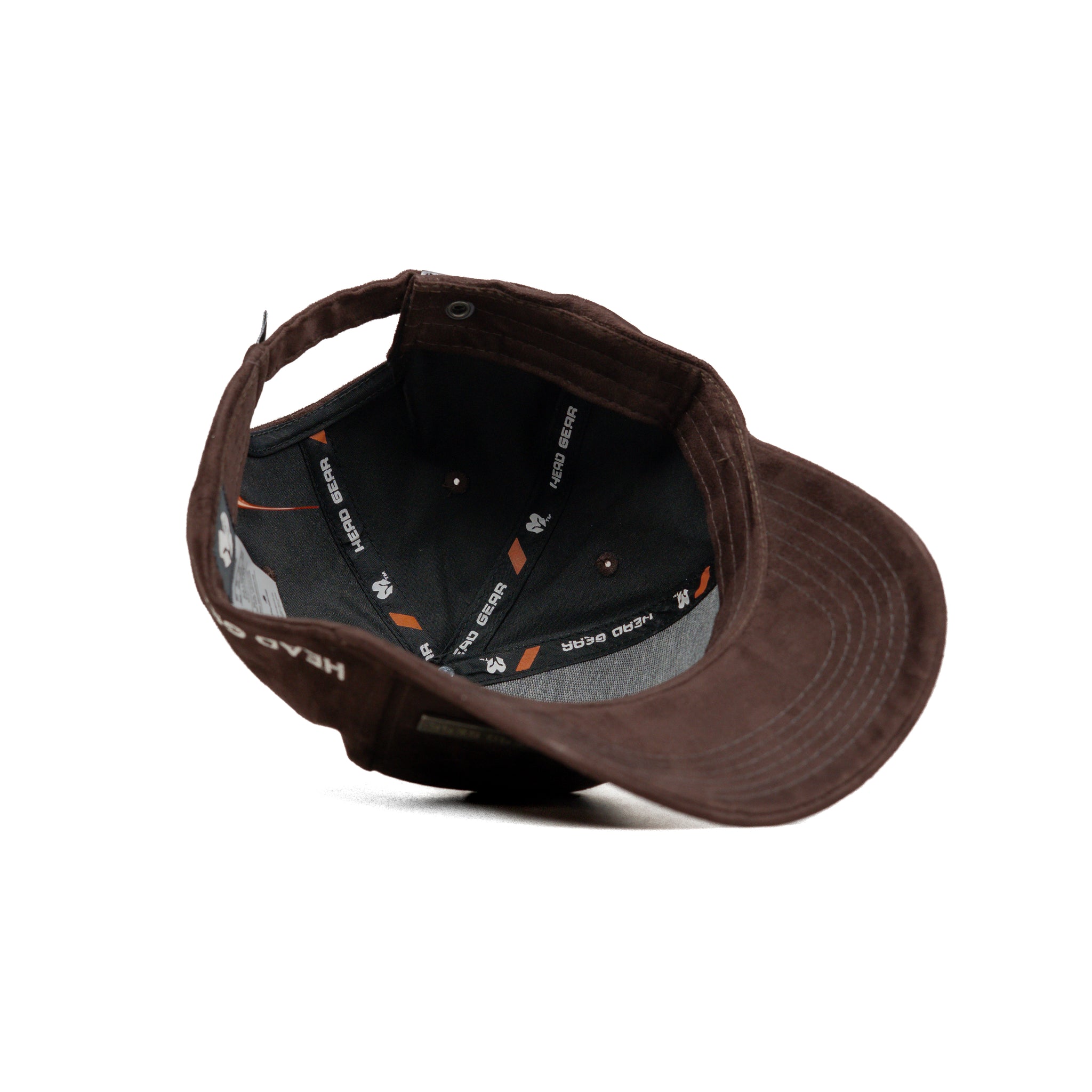 HEAD GEAR CHOCOLATE STRUCTURED RUSTIC METAL PATCH CAP