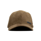HEAD GEAR DARK BROWN STRUCTURED RUSTIC METAL PATCH CAP