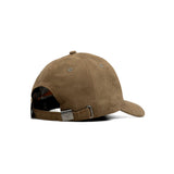 HEAD GEAR DARK BROWN STRUCTURED RUSTIC METAL PATCH CAP
