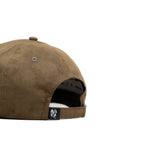 HEAD GEAR DARK BROWN STRUCTURED RUSTIC METAL PATCH CAP