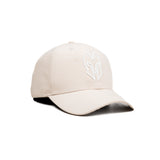 HEAD GEAR OFF-WHITE AND WHITE CONTRAST CANVAS CAP