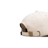 HEAD GEAR OFF-WHITE AND WHITE CONTRAST CANVAS CAP