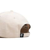 HEAD GEAR OFF-WHITE AND WHITE CONTRAST CANVAS CAP