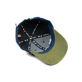 HEAD GEAR COX'S BAZAR NAVY BLUE OLIVE CAP