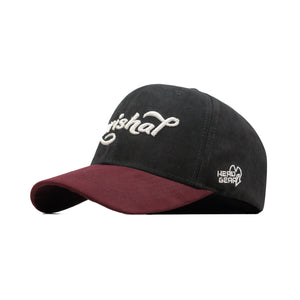 HEAD GEAR BARISHAL BLACK MAROON CAP