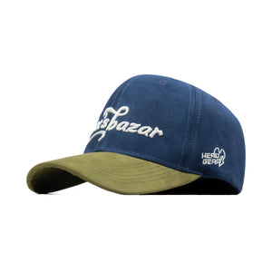 HEAD GEAR COX'S BAZAR NAVY BLUE OLIVE CAP