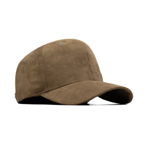 HEAD GEAR DARK BROWN STRUCTURED RUSTIC METAL PATCH CAP